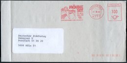 1992 4773 MÖHNESEE, Kommunaler Absender-Freistempel Mit Möhnesee-Talsperre, Fernbrief - Energie & Elektrizität / Energy  - Other & Unclassified