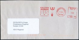 1996 71735 EBERDINGEN 1, Absender-Freistempel: KELTEN MUSEUM HOCHDORF ENZ (keltische Figur), Fernbrief - Europäische Ges - Andere & Zonder Classificatie