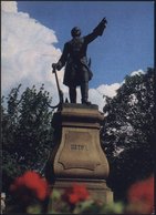 1975 UdSSR, 3 Kop. Bildganzsache Komsomolzen: Denkmal Peter I. (Peter Der Große Mit Anker), Ungebr. - Berühmte Europäer  - Otros & Sin Clasificación
