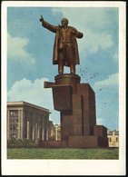 1959 UdSSR, 25 Kop. Bildganzsache Bergmann, Grün: Leningrad, Denkmal W. J. Lenin (leichte Randspuren) Ungebr. - Lenin &  - Other & Unclassified