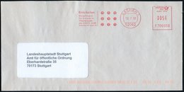 2000 (10.7.) 52062 AACHEN 1, Kommunaler Absender-Freistempel:  Modellregion Für Europa Auf Der EXPO 2000 (= Weltausstell - Other & Unclassified