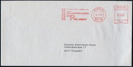 1994 (6.6.) 53113 BONN 12, Absender-Freistempel Wahl Zum Europa-Parlament 12. JUNI (Deutscher Bundestag) Fernbrief, - Eu - Otros & Sin Clasificación