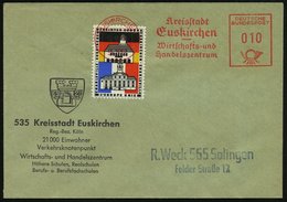 1965 (12.10.) 535 EUSKIRCHEN, Kommunaler Absender-Freistempel Auf Europa-Vignette (Partnerschaft Mit Charleville) Kommun - Otros & Sin Clasificación