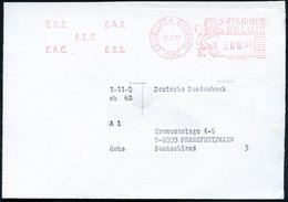 1977 (3.3.) BELGIEN, Absender-Freistempel : 1040 BRUXELLES 4, E.G.Z.  E.A.S... (= Europ. Gesellschaft Für Zusammenarbeit - Andere & Zonder Classificatie