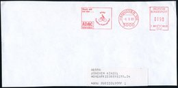 1988 3000 HANNOVER 106, Absender-Freistempel: ADAC Famlien-Fahrrad-Tour, Teil-Vorderseite - Fahrrad / Bicycle / Bicyclet - Sonstige & Ohne Zuordnung