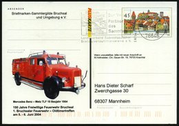 2004 76646 BRUCHSAL 1, Absenderstempel (= Vorausentwertung Philatel. Landesverband) Auf Sonderganzsache 45 C.: Mercedes  - Autres & Non Classés