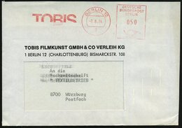 1964 1 BERLIN 12, Absender-Freistempel: TOBIS Auf Firmenbrief: TOBIS FILMKUNST GMBH.. - Film & Kino / Film & Cinema / Fi - Autres & Non Classés