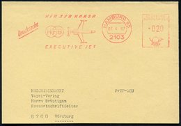 1967 2103 HAMBURG 95, Absender-Freistempel: HFB, HFB "320 Hansa" (Hansa-Ziviljet) = Messerschmitt-Bölkow-Blohm-Flugzeugb - Other & Unclassified