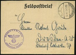 1940 (28.10.) BERCHTESGADEN 2, 1K-Brück + Briefstempel: Feldpostnr. L 29159 Lg.-Postamt München 2 = 5. Battr. Res.-Flak- - Other & Unclassified