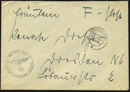 1941 (22.1.) DRESDEN N 15, 2K-Steg + Briefstempel: Sch. Flg. Ausb.(ildungs) Regt. 61, Ausbildungsgruppe Dresden, Orts-Fe - Otros & Sin Clasificación