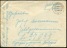 1940 (15.11.) ELSDORF (RHEINL), 2K-Steg Auf Feldpostbrief An Feldpost-Nr. L 37033 = Stab -Staffel Kampfgeschwader 53 - L - Autres & Non Classés