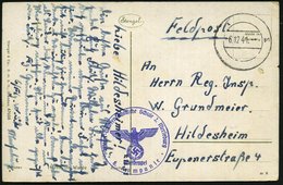 1941 (6.12.) Merseburg, Stummer 2K-Steg = Tarnstempel Merseburg + Briefstempel: Flieger Waffentechnische Schule 2, Merse - Altri & Non Classificati