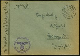 1941 (9.7.) REGENSBURG 12, 2K-Steg + Briefstempel: Fliegerhorstkommandantur Regensburg, Obertraubling Horstkompanie + Hs - Sonstige & Ohne Zuordnung