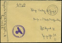 1941 (7.6.) REGENSBURG 12, 2K-Steg + Briefstempel: Luftwaffen-Sanitätsstaffel, Regensburg-Obertraubling + Hs. Abs., Feld - Sonstige & Ohne Zuordnung