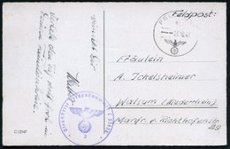 1943 (23.10.) Normstempel: FELDPOST + Briefstempel: Feldpostnr. L 51428 = 10/  Luftwaffen-Regt. 301, Feldpostkarte N. Wa - Other & Unclassified