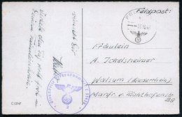 1943 (23.10.) Normstempel: FELDPOST + Briefstempel: Feldpostnr. L 51428 = 10/  Luftwaffen-Regt. 301, Feldpostkarte N. Wa - Andere & Zonder Classificatie