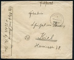 1944 (12.8.) Normstempel: FELDPOST + Hs. Abs.: "L 55052" = Fliegerhorst-Kommandantur (E) 209/ III. (Lgpa. Berlin), Feldp - Autres & Non Classés