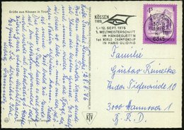 1975 (30.8.) ÖSTERREICH, Maschinen-Werbestempel: 6345 KÖSSEN; 1. WELTMEISTERSCHAFT IM HÄNGEGLEITEN.., Ausl.-Ak.: Kössen  - Other & Unclassified