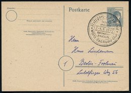 1947 (Juni) Stuttgart-Schlachthof, Sonderstempel: Tagung Deutscher Kurzwellen-Amateure.. Auf Inl.-Karte (Bo.101) - Funk  - Autres & Non Classés