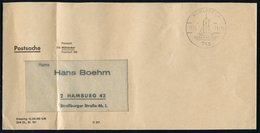 1971/72 713 MÜHLACKER 1, Hand- Bzw. Maschinen-Werbstempel; SENDERSTADT (je Sendemasten) 2 Markenlose Postdienstbriefe (j - Other & Unclassified