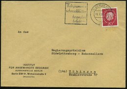 1960 (11.7.) Berlin SW 61, Vordruckbrief: INSTITUT FÜR ANGEWANDTE GEODÄSIE (Aussenstelle Berlin) Fern-Dienstbrief - Geog - Other & Unclassified