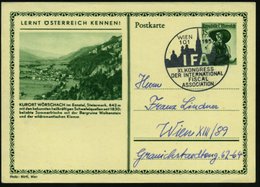 1957 ÖSTERREICH, Sonderstempel: WIEN 101, IFA XI. KONGRESS DER INTERNAT. FISCAL ASSOCIATION (Silhouette Stephansdom), Or - Sonstige & Ohne Zuordnung