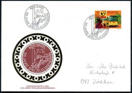 1980 SCHWEIZ, Sonderstempel: 4000 BASEL, 100 JAHRE SPIELZEUG-EISENBAHN (histor. Modell Der 1. Dampflok Von Stevenson) Mo - Altri & Non Classificati