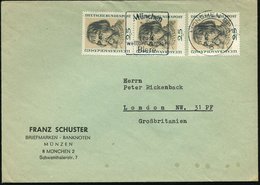 1975 B.R.D., 25 Pf. Lucas Cranach, 400. Geburtstag, Reine MeF: 3 Stück (= Zeichnung Von Albrecht Dürer) Firmenbrief Mit  - Sonstige & Ohne Zuordnung