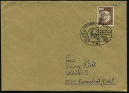 1978 (2.12.) 7184 KIRCHBERG A D JAGST, Sonderstempel: 450. Todesjahr Albrecht Dürer.. (Totenschädel-Wappen) Bedarfsbrief - Other & Unclassified