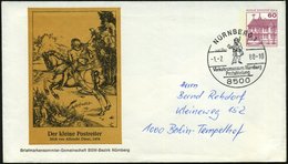 1980 (1.7.) 85 NÜRNBERG 1, PU 60 Pf. Berlin: Der Kleine Postreiter, Stich Von Albrecht Dürer (Mi.PU 75/ 5) + Hand-Werbes - Altri & Non Classificati