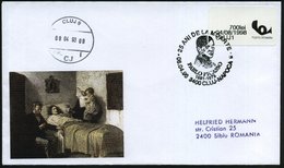 1998 (8.4.) RUMÄNIEN, Sonderstempel: 3400 CLUJ-NAPOCA, 25 TODESTAG PABLO PICASSO (Brustbild) Auf Picasso-Sonderumschlag  - Autres & Non Classés