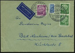 1954 (12.10.) (20 A) WALSRODE, LÖNS-STADT.. (2 Pferdeköpfe) = Herm. Löns, Heide-Dichter, Inl.-Flugpostbrief (Bo.1) - Deu - Other & Unclassified