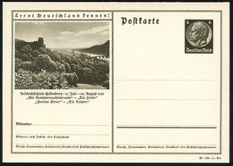 1939 Heidelberg, 6 Pf. Bild-Ganzsache: Reichsfestspiele "Ein Sommernachtstraum" (= Shakespeare), "Florian Geyer".. "Die  - Altri & Non Classificati