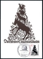 1982 (7.5.) 6450 HANAU 1, Sondwerstempel: Geburtsstadt Brüder Grimm (Doppel-Portrait) Auf 40 Pf. Märchen "Brmer Stadtmus - Otros & Sin Clasificación