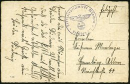 1940 (ca.) München, Briefstempel: Heereslehrschmiede München (= Z.B. Für Hufbeschläge Der Wehrmachtspferde) Feldpostkart - Other & Unclassified