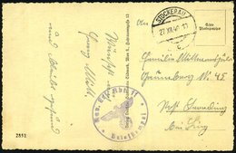 1940 (27.12.) STOCKERAU, 1K-Brücke + Briefstempel: Kav.(allerie) Ers. Abt. 11, Feldpost-Ak. - Militär / Military / Milit - Other & Unclassified