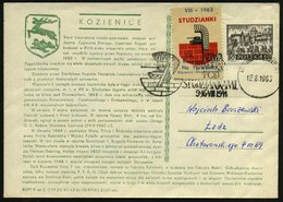 1963 (12.8.) POLEN, Maschinen-Werbestempel: KOZIENICE 20 Jahre Poln. Volksarmee, Befreiung 1944 (= Panzer) Auf Motivglei - Other & Unclassified