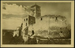 1952 TSCHECHOSLOWAKEI, 1,50 Kc. Bild-Ganzsache Gottwald: Festung (Burg) Trencin (11. Jhdt.), Wichtige Festung Zur Zeit D - Autres & Non Classés