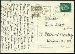 1969 (13.8.) 27 SCHWERIN 1, Maschinen-Werbestempel: KAMPFGRUPPEN SPARTAKIADE.. (Kampfgruppen-Soldat) Bedarfs-Ak. - Natio - Sonstige & Ohne Zuordnung