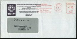1984 (5.9.) 5300 BONN 2, Absender-Freistempel: DEUTSCHER BUNDESWEHR-VERBAND EV... 1/ 4 Million Mitglieder, Vordruckbrief - Andere & Zonder Classificatie