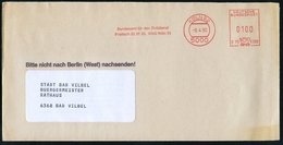 1990 (9.4.) 5000 KÖLN 52, Absender-Freistempel: Bundesamt Für Den Zivildienst, Dienstbrief Mit Vermerk: Bitte Nicht Nach - Andere & Zonder Classificatie