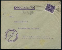 1923 (5.5.) Ludwigshafen 1, Viol. Briefstempel: Landes-Symphonieorchester Für Rheinland-Pfalz.. , EF 20 Mk. Posthorn, Fe - Other & Unclassified