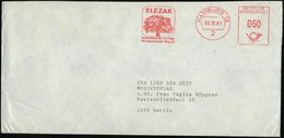 1981 (2.12.) 2 HAMBURG 13, Absender-Freistempel: SLEZAK Rudolf Slezak Musikverlage.. (Baum)  Firmenbrief - Musikverlage  - Sonstige & Ohne Zuordnung