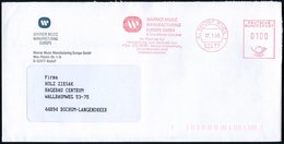 1995 (17.1.) 52477 ALSDORF 1, Absender-Freistempel: WARNER MUSIC:: EUROPE GMBH (Monogramm-Logo) Motivgleicher Firmenbrie - Sonstige & Ohne Zuordnung