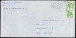 1990 5090 LEVERKUSEN 1, Maschinen-Werbestempel: JAZZ TAGE 5.-14. OKT.1990, Bedarfsbrief - Jazz, Rock- & Popmusik / Jazz  - Altri & Non Classificati