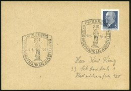 1970 (8.5.) 291 PERLEBERG, Sonderstempel: KREIS-BRIEFMARKEN-AUSSTELLUNG = Rolands-Denkmal, Inl.-Karte - Minnesänger & Ro - Andere & Zonder Classificatie