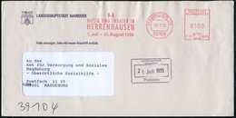 1995 (Juli) 30159 HANNOVER 114, Absender-Freistempel: MUSIK U. THEATER IN HERRENHAUSEN, 1. Juli - 31. August, Kommunalbr - Autres & Non Classés