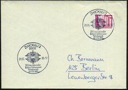 1985 (28.5.) 9502 ZWICKAU 2, Sonderstempel: IX. Internat. Robert-Schumann-Wettbewerb (2 Ziertilden) Inl.-Brief - Komponi - Other & Unclassified