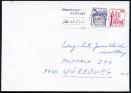 1979 (18.11.) 8700 WÜRZBURG 1, Maschinen-Werbestempel: Würzburger Bachtage.. (Bach-Faksimile) Bedarfsbrief (Bo.146 A) -  - Altri & Non Classificati