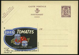 1948 BELGIEN, 90 C. Publibel-Ganzsache: ELVEA TOMATES.. (Tomaten, Dosen Tormatenmark) Französ. Text, Ungebr. (Mi.P 248 I - Autres & Non Classés